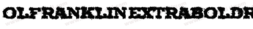 OLFranklin ExtraBoldRegular字体转换